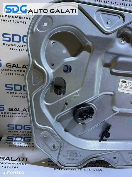 Macara Usa Portiera Stanga Fata Ford Kuga 2008 - 2012 Cod 7M51-R045H17-A 7M51-R203A29-DB 8M51-R219A65-CA - 8