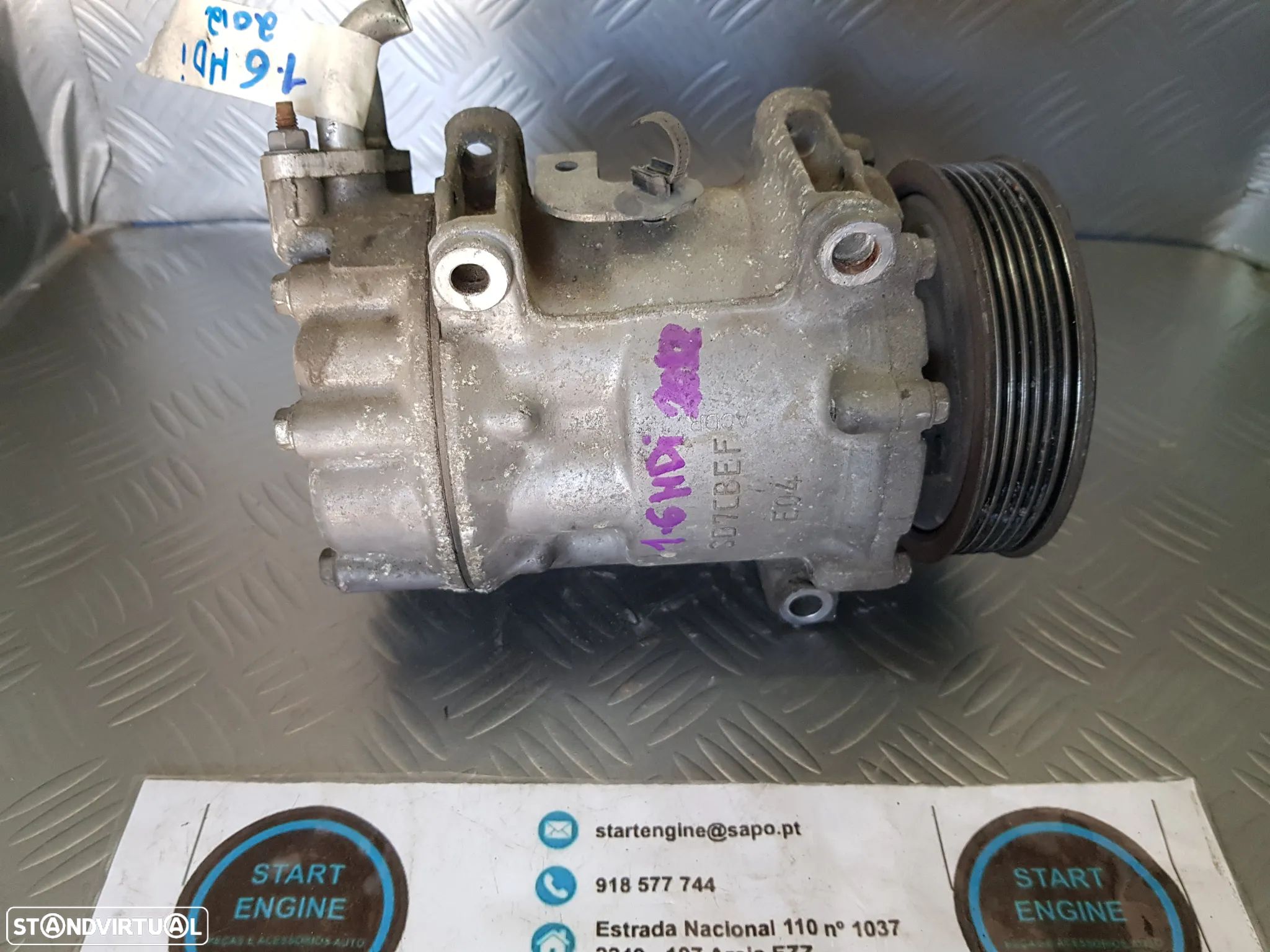 Compressor de Ar Condicionado Peugeot 308 I 3008 I 5008 I 408  HDI Ref. 9671216780 - 1