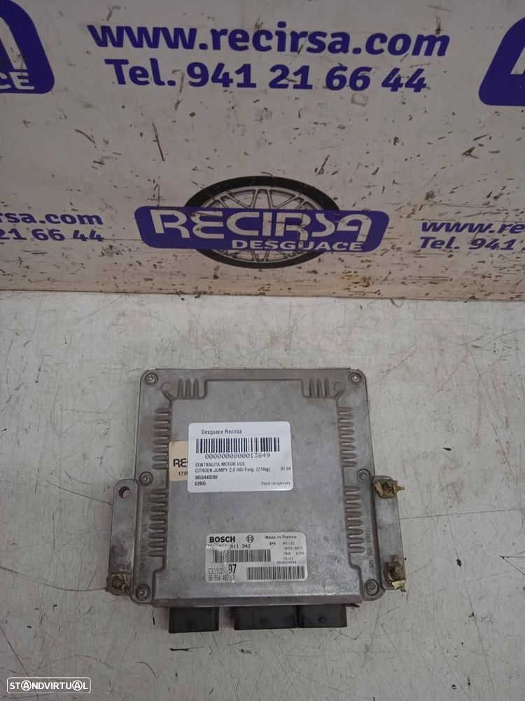 CENTRALINA DO MOTOR UCE CITROEN JUMPY - 1