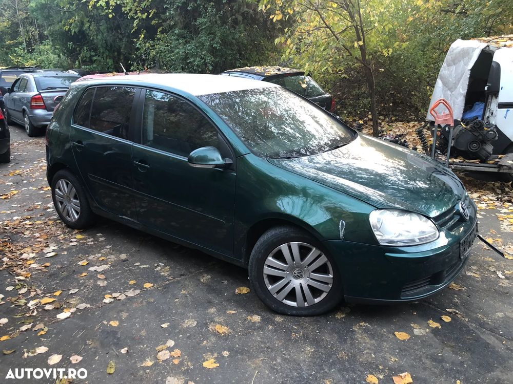 Dezmembrez VW Volkswagen Golf 5 verde 2007 BKD - 8