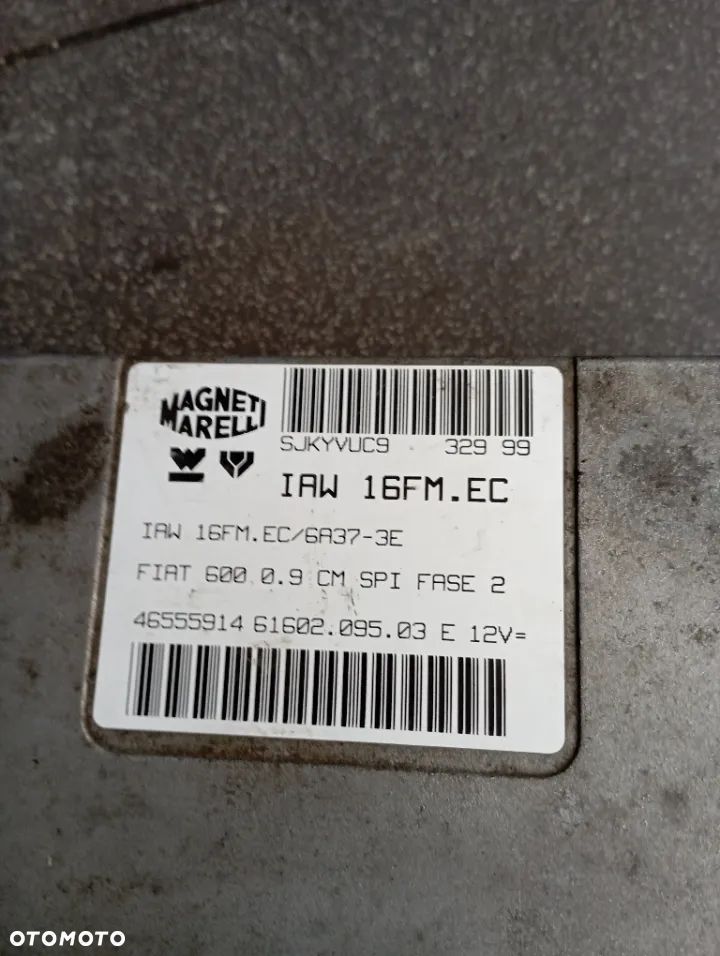 Komputer sterownik silnika Fiat Seicento - 3