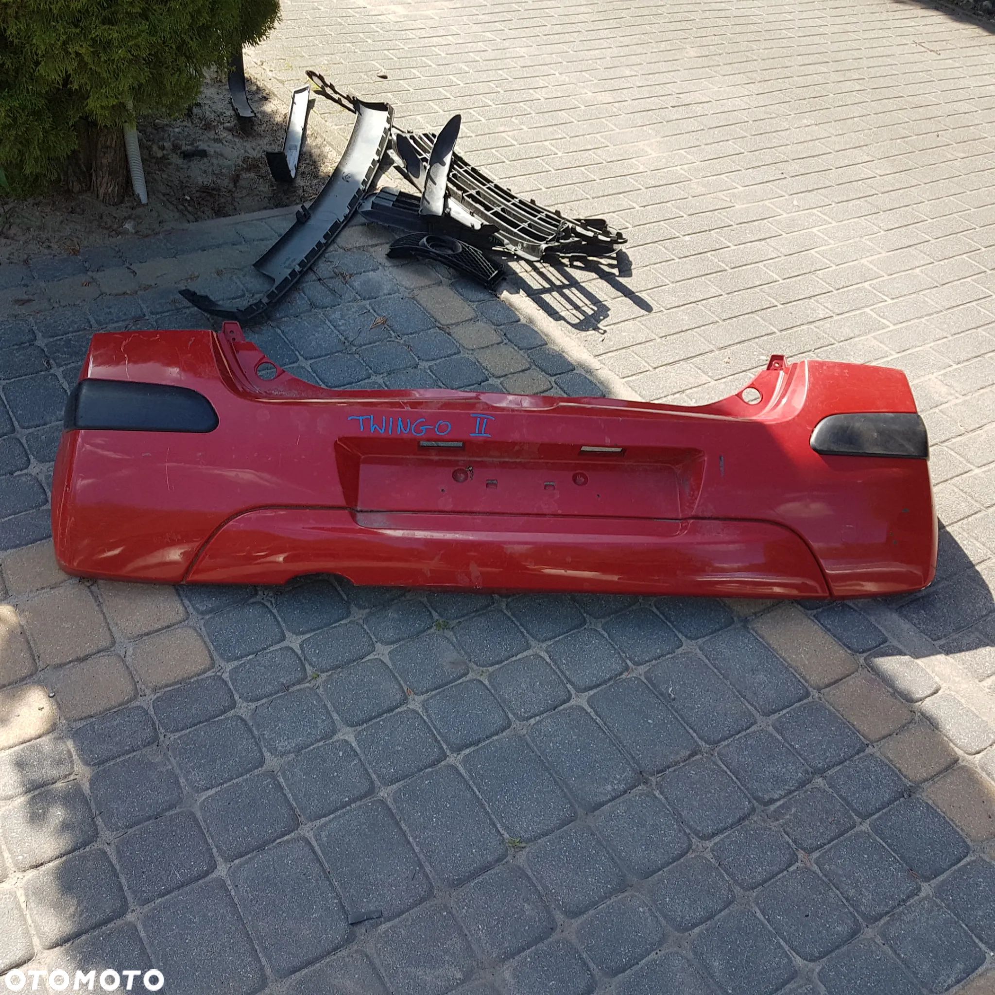 zderzak tył tylny renault twingo II 2 nakładka na zderzak mitsubishi colt space star oryginal - 1