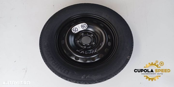 Roata de rezerva slim 145 / 90 / R16 ET40 Renault Megane 4 [2016 - 20 - 1