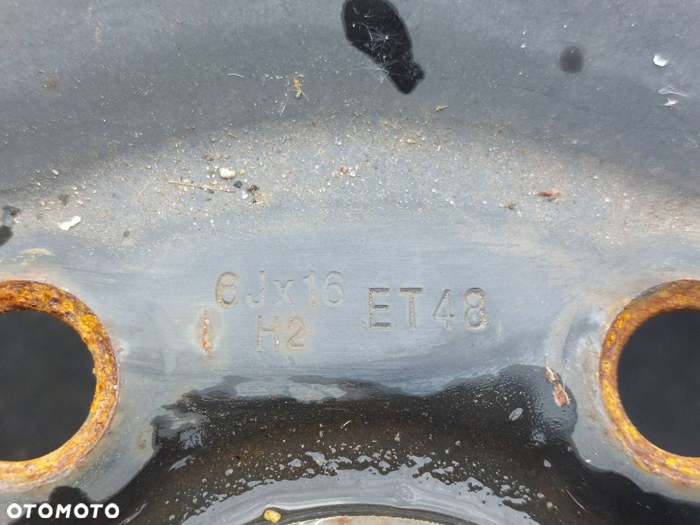 FELGI STALOWE 4 SZT 5x112 6Jx16 ET48 FI57,1 SEAT VOLKSWAGEN AUDI - 7