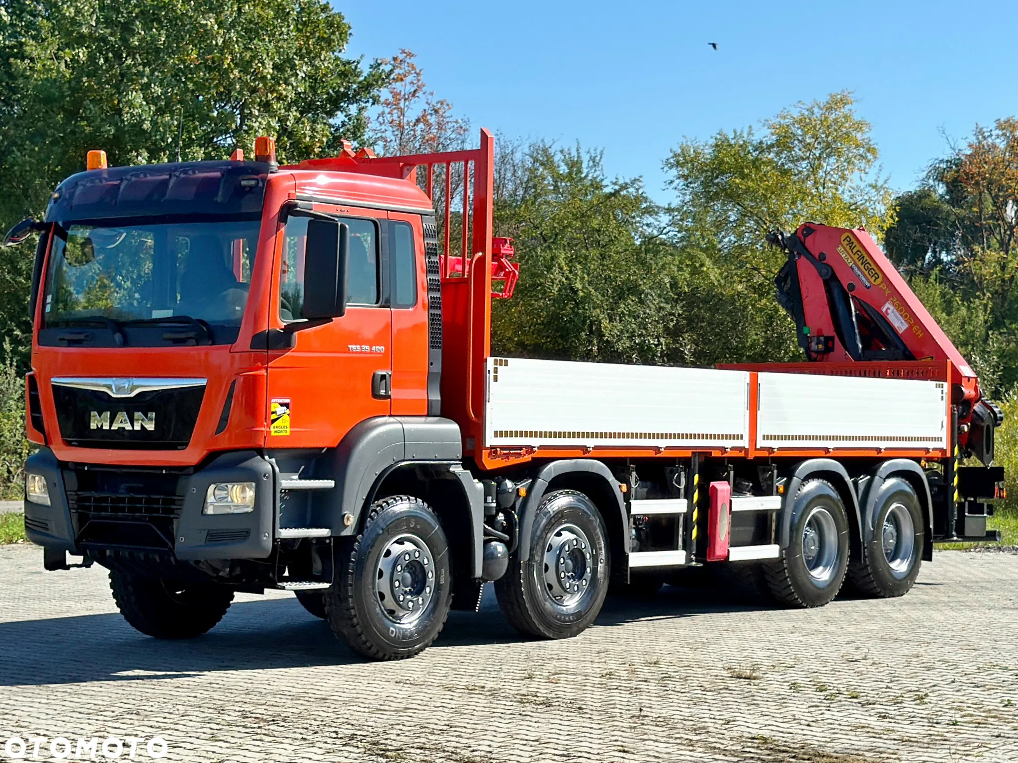 MAN TGS 35.400 * SKRZYNIA 6,80m * PK 26002 - EH D + PILOT * 8x4 * STAN BDB - 3