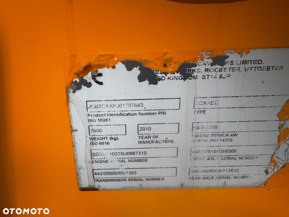 JCB Jcb 3cx - 7