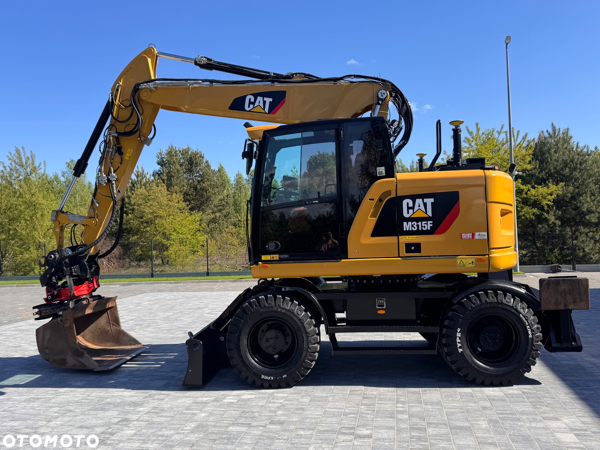 Caterpillar M315F |2018r|rototilt ze szczypcami |centralne smarowanie |w orginale|serwisowana| - 7
