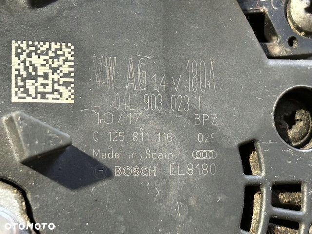 VW TRANSPORTER T5 T6 T6.1 2.0 TDI ALTERNATOR 04L903023T - 6