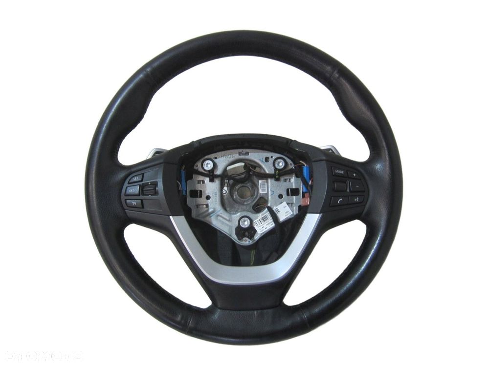 BMW X3 F25 X4 KIEROWNICA SKÓRZANA GRZANA SKÓRA ŁOPATKI SPORT 32306879927 - 1