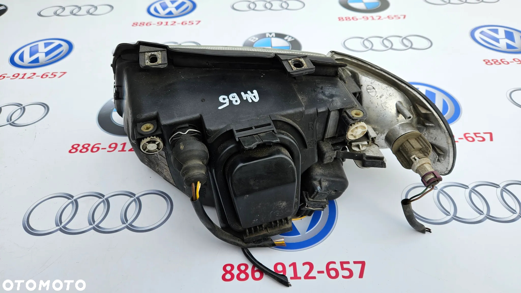 Audi A4 B5 1995- Kompletny reflektor prawy Lampa przednia prawa VALEO 8D0941004A EUROPA - 9