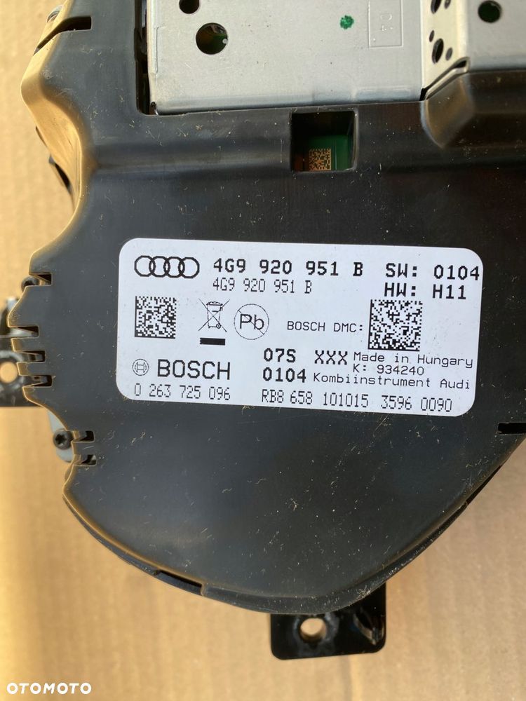 licznik zegary audi a6 c7 allroad 4g9920951b - 4