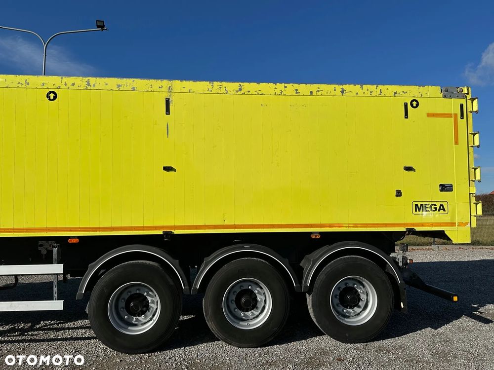 Mega NACZEPA / WYWROTKA / 45M3 / KLAPO- DRZWI /OŚ PODNOSZONA - 14