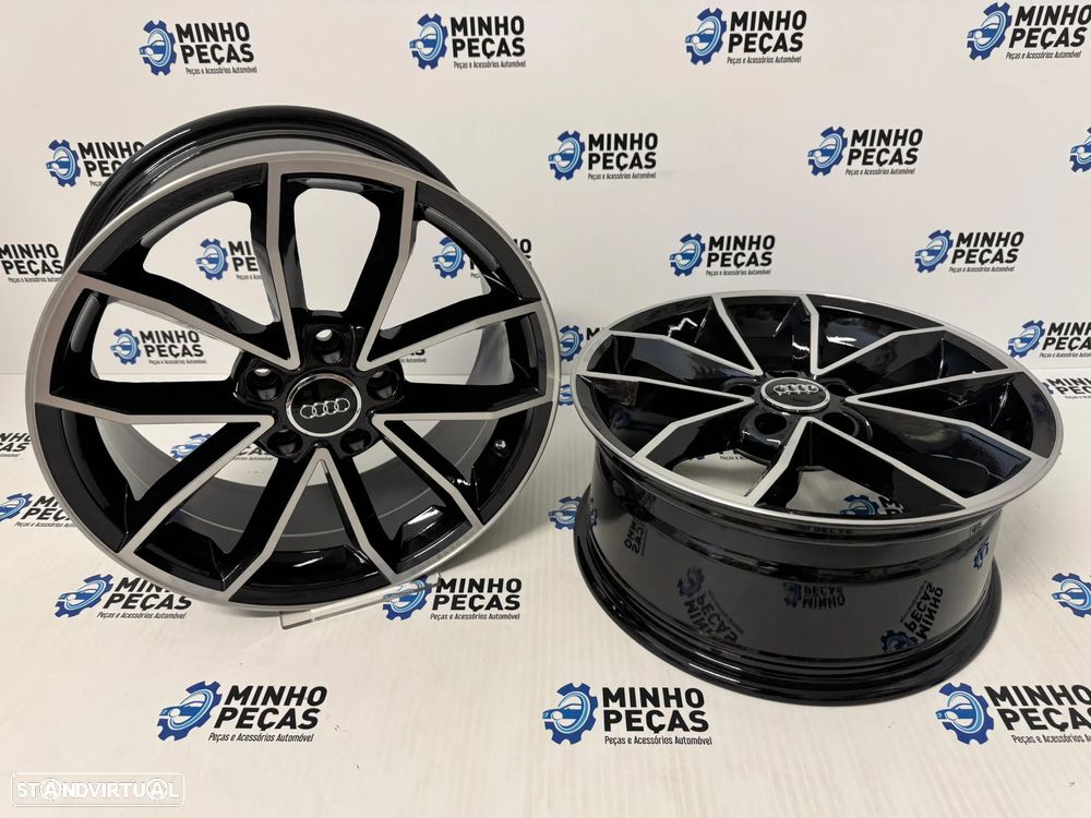 Jantes Audi SQ5 em 17 Preto Polido. - 4
