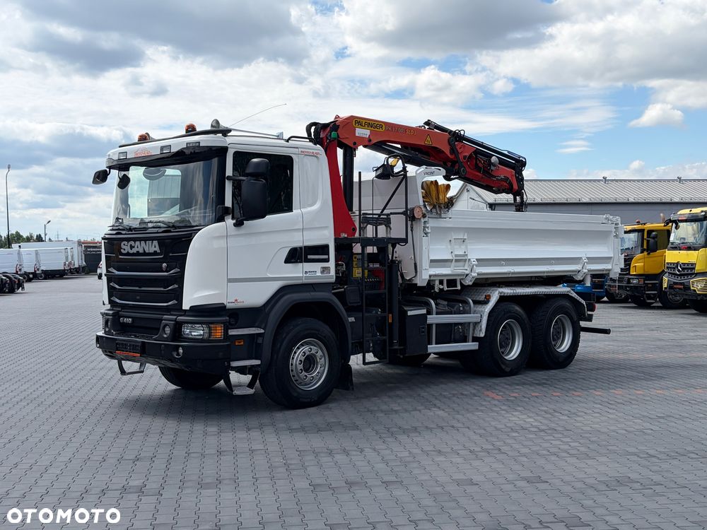 Scania P410 / 6x4 / EURO 6 / HDS / WYSUW x3 / ROTATOR / CHYWTAK / STEROWANIE RADIOWE / WYWROTKA / HYDROBURTA / AUTOMAT / KAMERA COFANIA / NAWIGACJA / NISKI PRZEBIEG / 2017 / SERWISOWANY / SPROWADZONY - 3