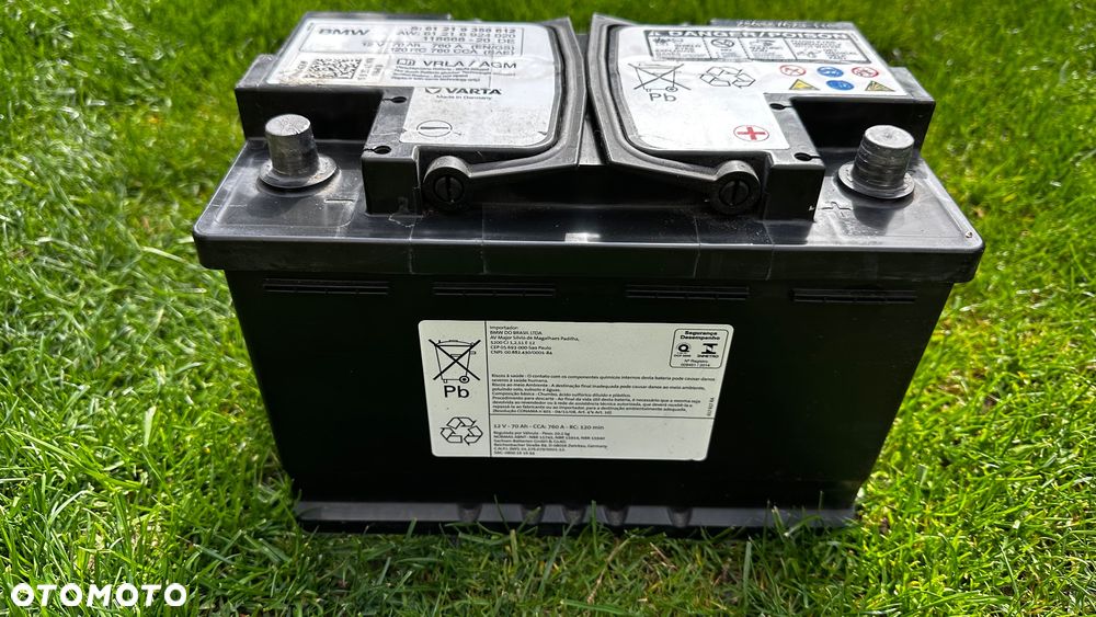 Akumulator BMW Varta 70 Ah AGM VRLA - 2