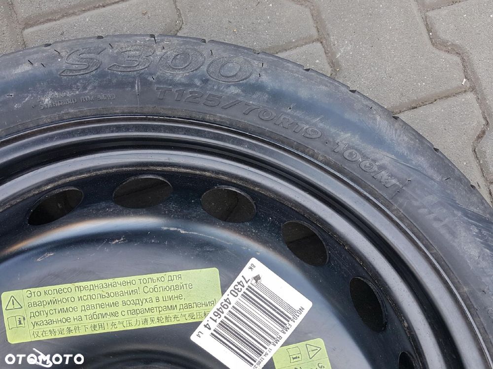 AUDI A4 B8 08-16r A5 8T KOŁO DOJAZDOWE 19 5X112 8K0601027D - 4