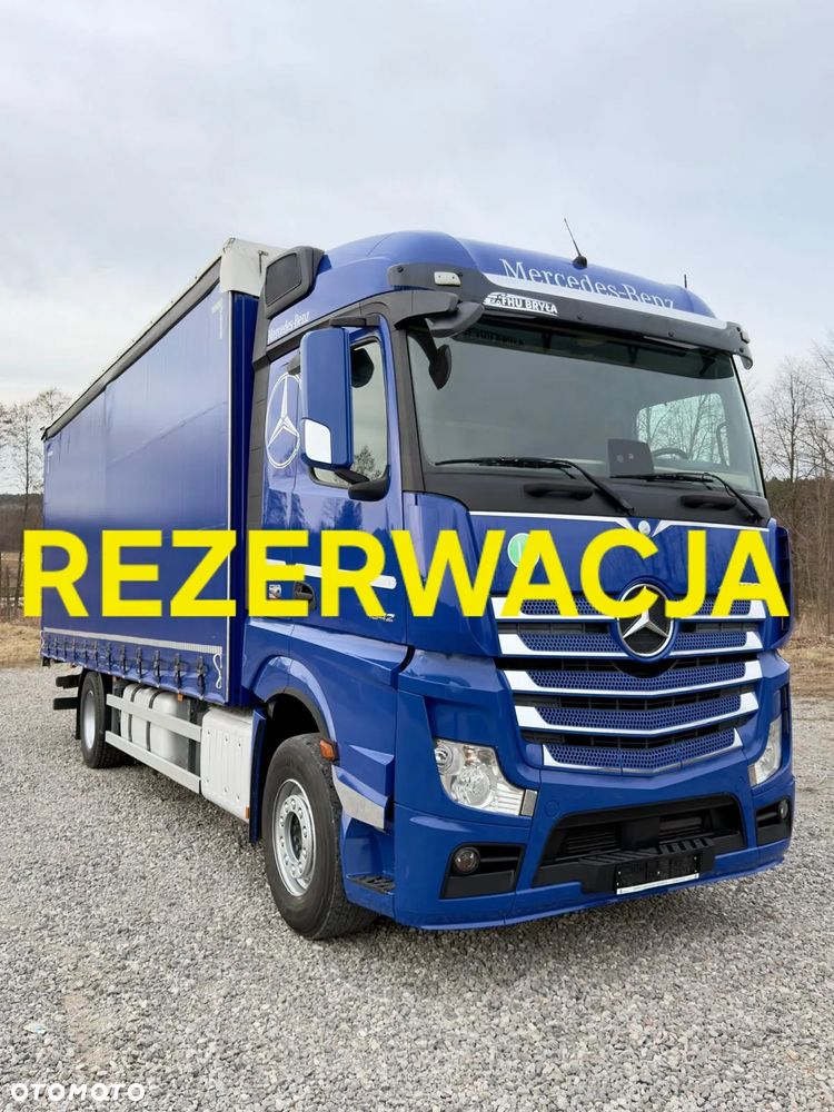Mercedes-Benz ACTROS 1842 / 1845 / FIRANKA / ZSUWANY DACH / WINDA / SILNIK 13L / 18 EUROPALET / AUTOMAT / Z NIEMIEC / 2015 / PRZEBIEG 460 TYŚ KM - 1