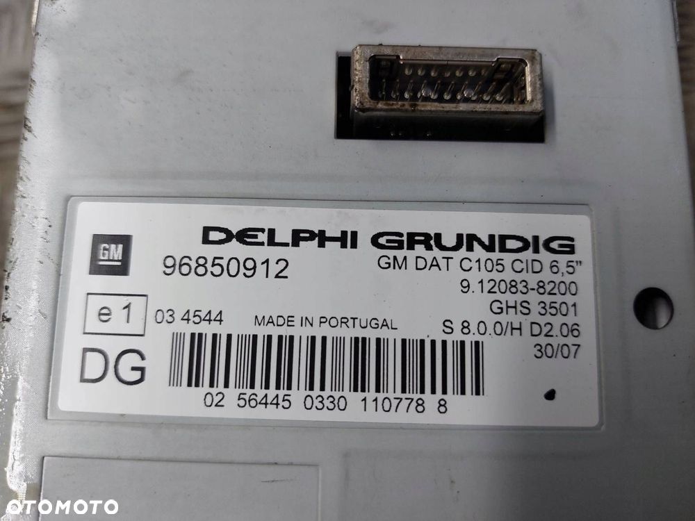 WYŚWIETLACZ OPEL ANTARA I 96850912 - 6