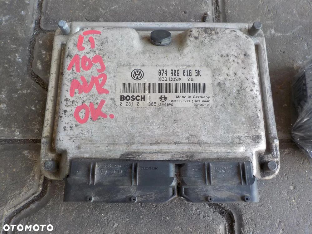 VW LT 2.5 TDI AVR 109KM KOMPUTER STEROWNIK 074906018BK - 2