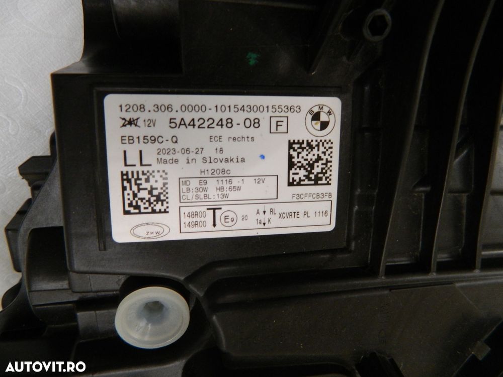 Far dreapta BMW Seria 2 U06 FULL LED, 2021, 2022, 2023, 2024, cod origine 5A42248-08. - 7