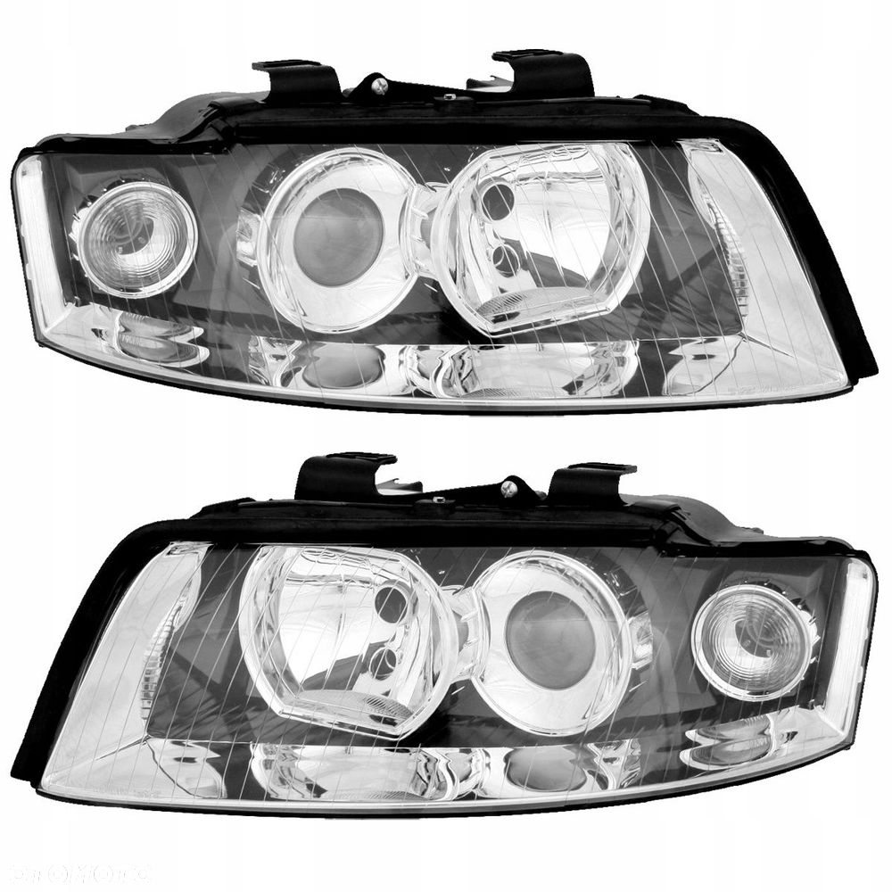 Reflektor Lampa Soczewka Tyc Audi a4 b6 8e 2000-2004 kpl Małysz - 1