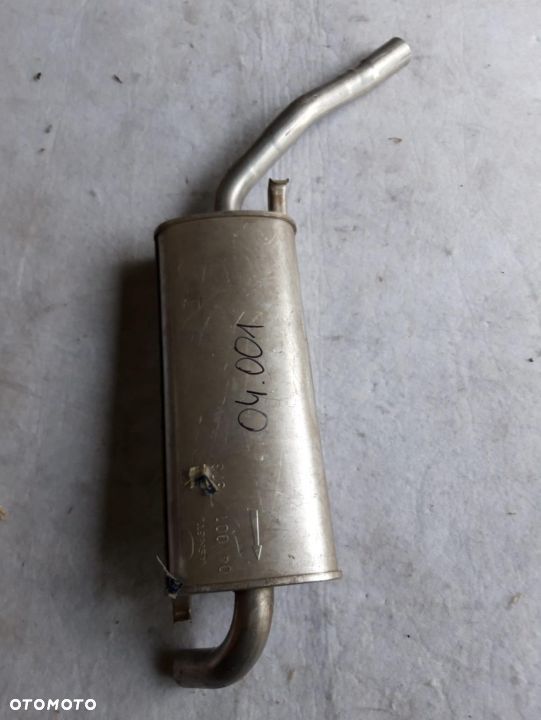 TŁUMIK ŚRODKOWY AUDI 80 78-83  VW PASSAT  72-80 ROK 1.6,1.3,1.5 1.5D    04.001 ALU - 1