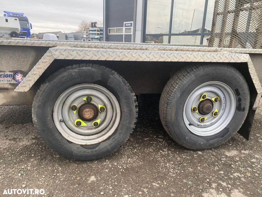 Alta Remorca Transport utilaje  2 axe 2700 kg 2,5m/1.25m - 4