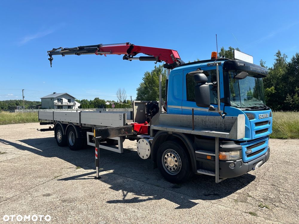 Scania P 280  HDS HMF 1720 K 3  DL. 8.2m do przewozu długich ładunków - 9