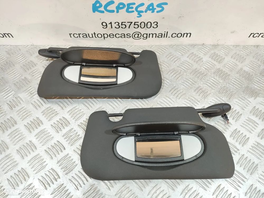 Palas de sol pretas originais Mini R56 - 2