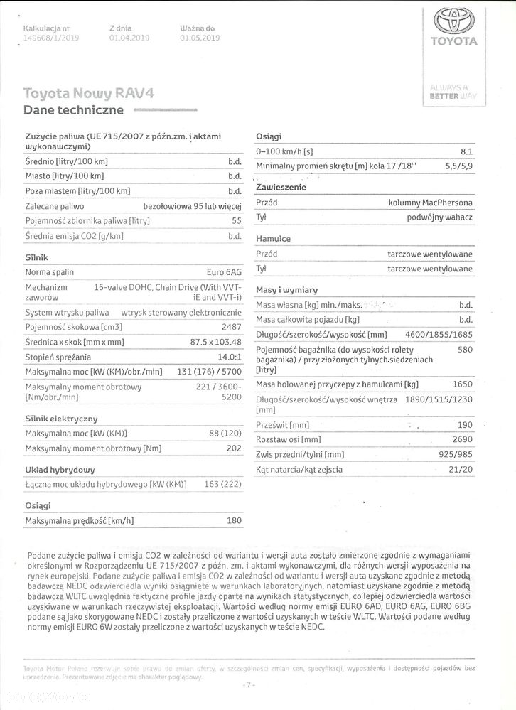 Toyota RAV4 2.5 Hybrid Executive 4x4 - 26