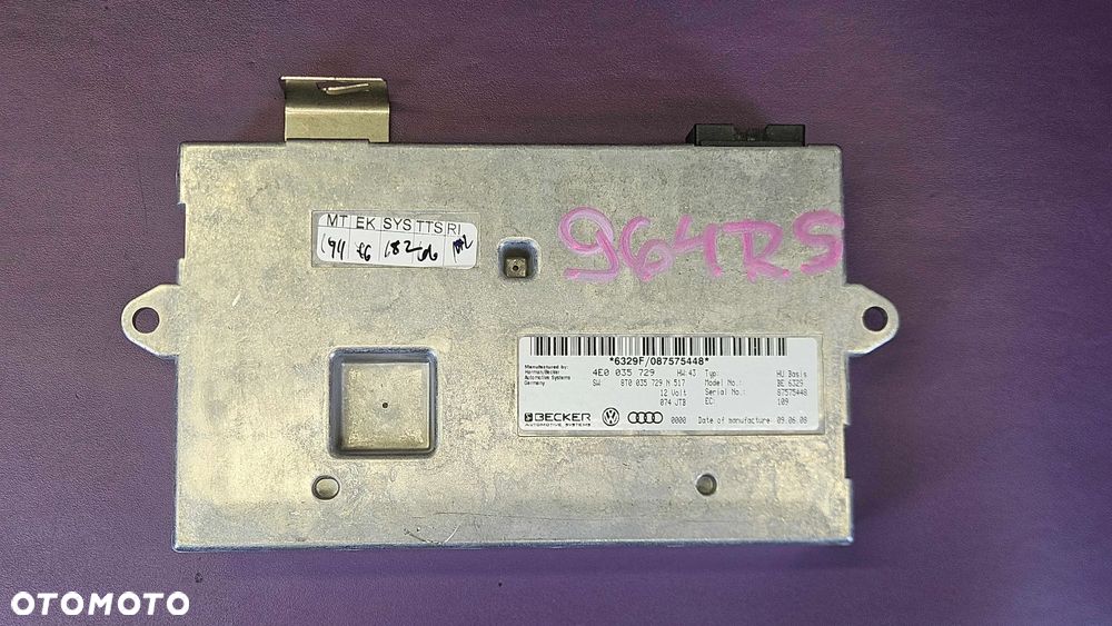 Moduł 4E0035729 8T0035729N Sterownik Komputer MMI Interface Radio Navi Nawigacji Audi A4 B8 A5 8T A6 C6 - 1