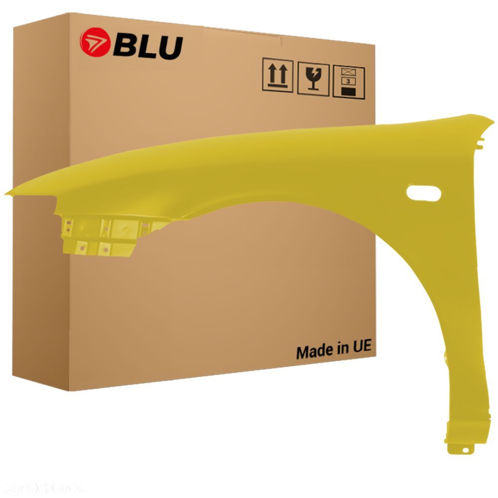 BLU Błotnik SEAT TOLEDO II 2 LS1H Lewy Żółty 1999-2004 przód ocynk Amarillo - 1