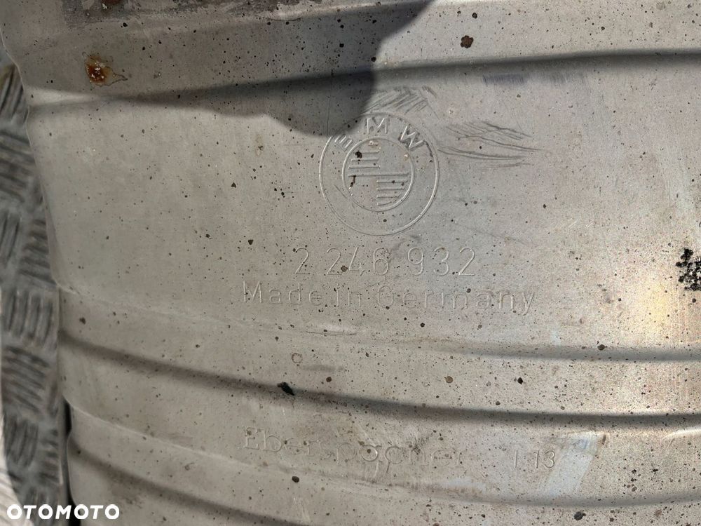 Wydech koncowy tlumik srodkowy rura BMW X3 E83 2.0 D M47 ORG KPL BDB - 8