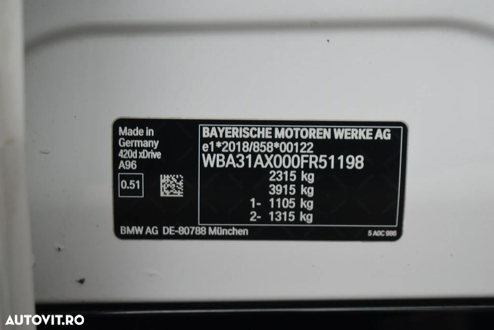 BMW Seria 4 420d xDrive AT MHEV - 12