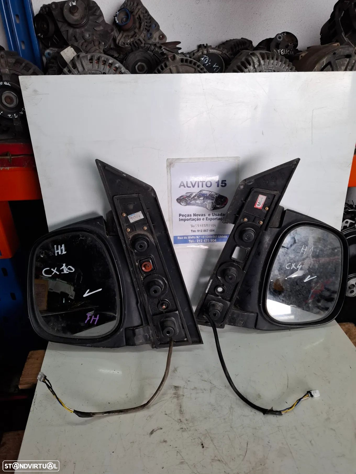 Espelho retrovisor elétrico  Hyundai H1  -  só direito - 1