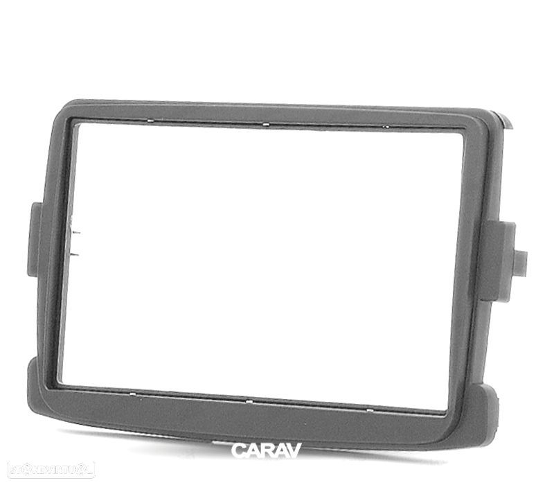 MOLDURA ADAPTADOR PRETO PARA RADIO 2-DIN PARA RENAULT DACIA DUSTER LOGAN CAPTUR SYMBOL DOKKER LODGY - 1