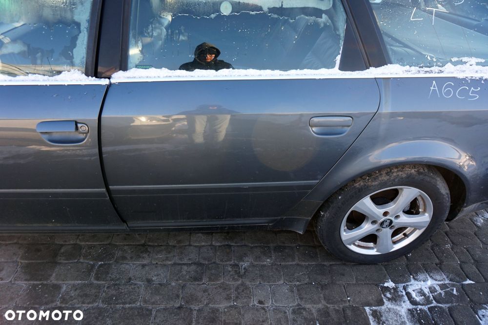 DRZWI TYLNE LEWE A6 C5 LIFT KOMBI LX7Z  SZARY AUDI 2001-2004 - 3