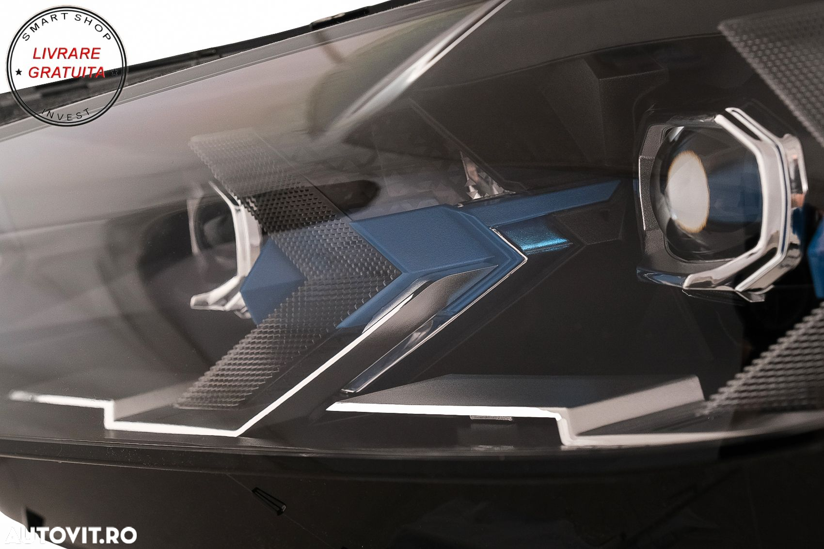 Faruri LED BMW X5 G05 X6 G06 (2019-2022) upgrade de la Laser la 2024 LCI Design- livrare gratuita - 3