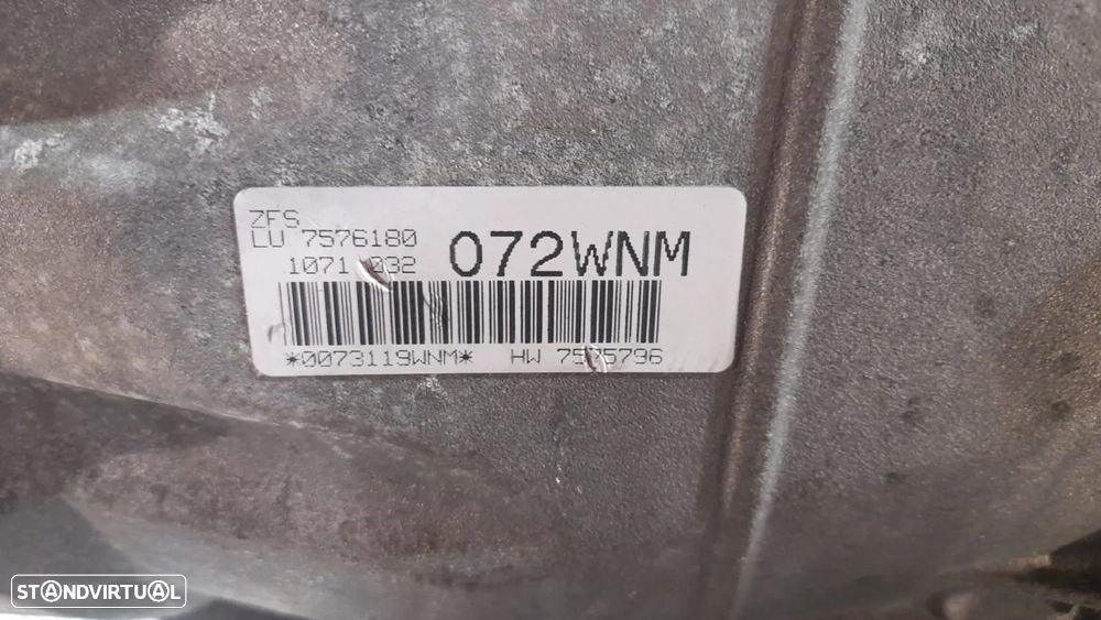 CAIXA VELOCIDADES AUTOMÁTICA BMW ZFS SERIE 1 E81 120i 2.0i 16V 170CV N43B20A 6HP21 WNM 072WNM 24007576180 7576180 GA6HP19Z-WNM GA6HP19Z E82 E87 E88 SERIE E90 E91 E92 COUPE E93 CABRIO - 6