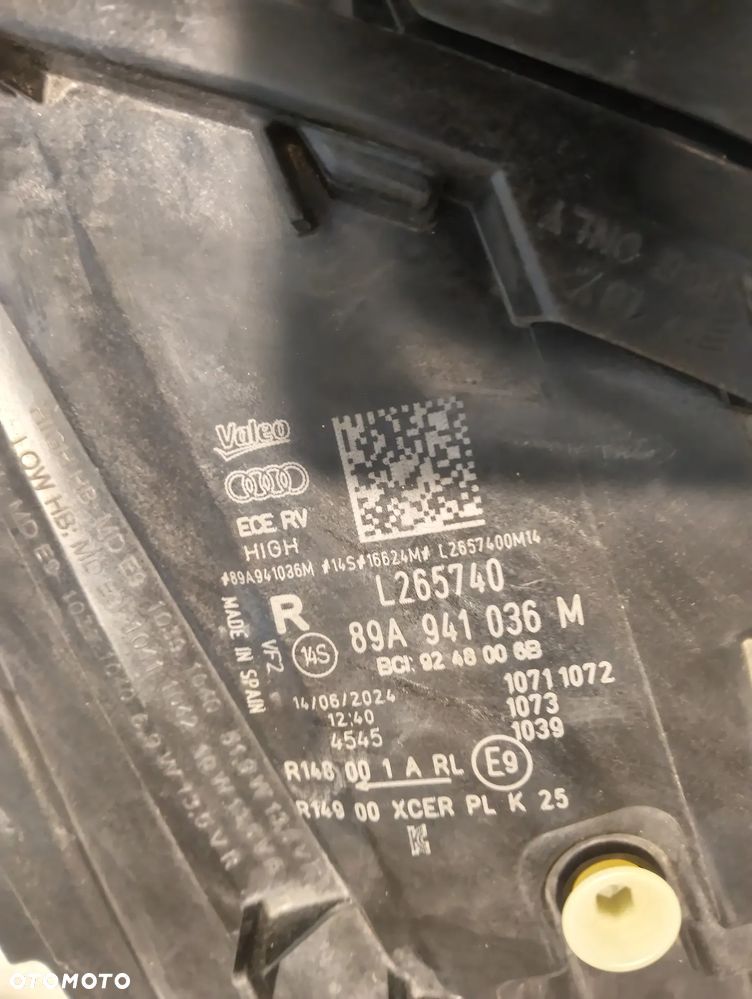 Audi Q4 e-tron MATRIX LED PRZÓD STRONA PRAWA  89A941036M - 2