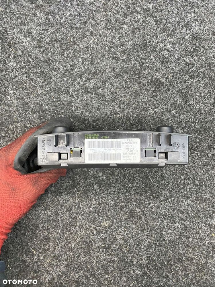 citroen c4 panel sterowania klimatyzacja 216751431E - 10