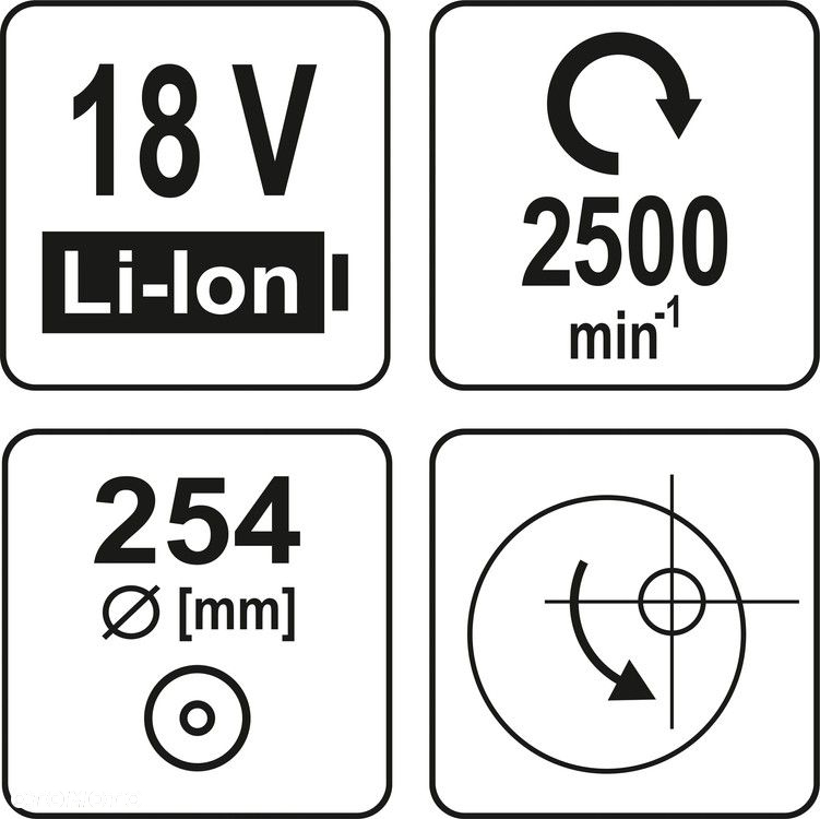 POLERKA SAMOCHODOWA AKUMULATOROWA 18V 2 NAKŁADKI - 7