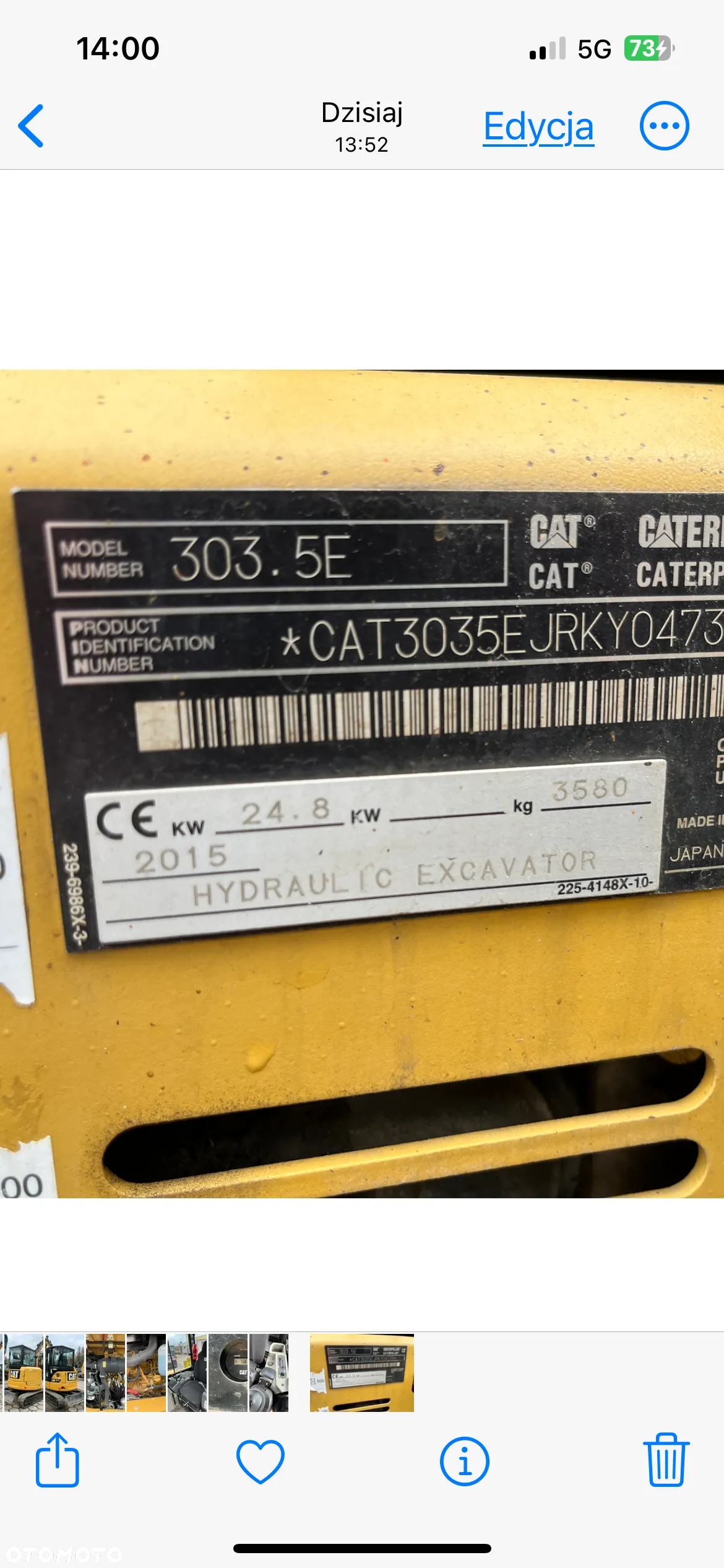 Caterpillar 303.5E - 13