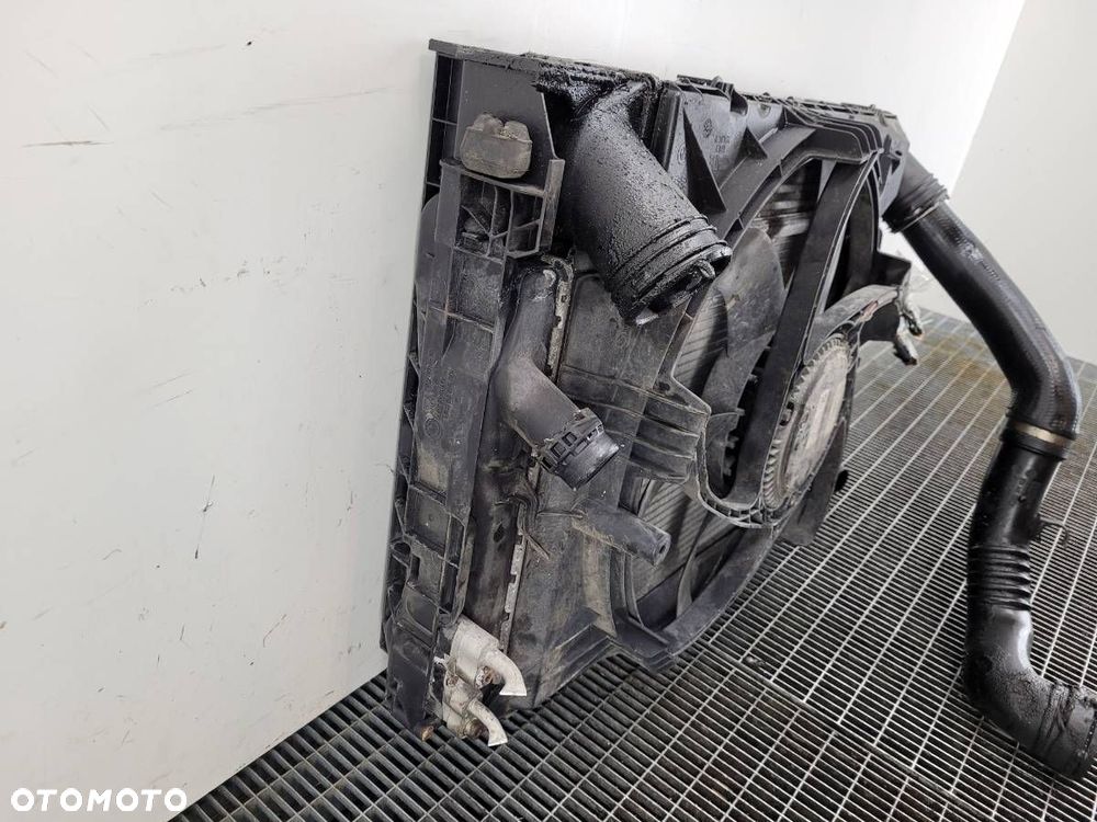CHŁODNICA WODY KLIMATYZACJI INTERCOOLER WENTYLATOR BMW 3 E90 E91 2.0 D - 3
