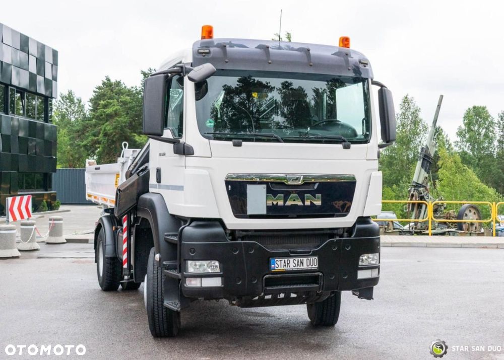 MAN TGS 18.360 4x4 HIAB 144 E-4 HDS Żuraw Wywrotka - 9