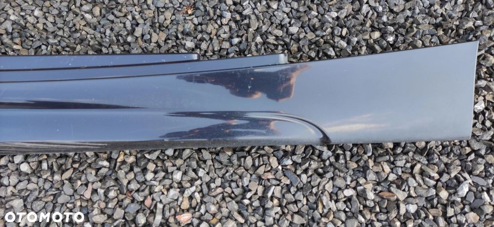 LISTWA PROGOWA LEWA PRAWA KOMPLET M PAKIET BMW E81 E82 E88 416 CARBONSCHWARZ - 4