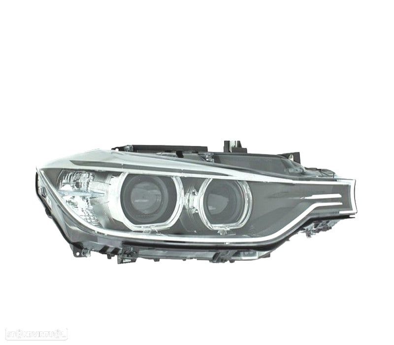 FAROL XENON DIR BMW F30 F31 11-15 FUNDO PRETO - 1