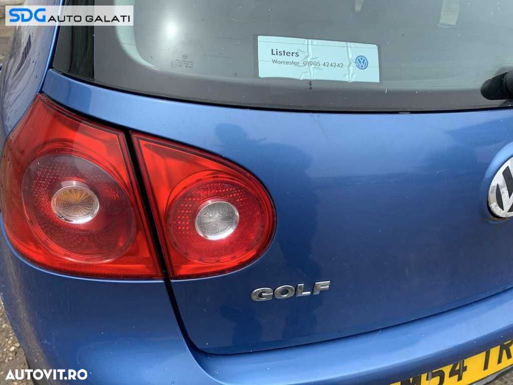 Hayon Haion Portbagaj cu Luneta Geam Sticla VW Golf 5 Hatchback 2004 - 2008 Cod Culoare LC5G - 5