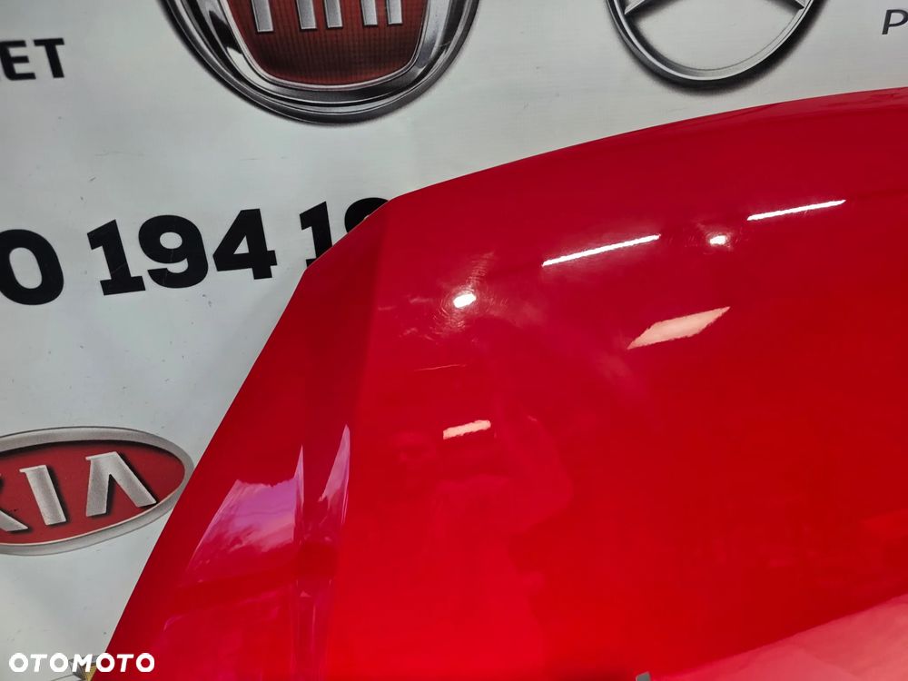 FORD TRANSIT CUSTOM 12- ŁADNA MASKA / POKRYWA SILNIKA KOLOR CZERWONY , NR AUKCJI MAS31 - 6