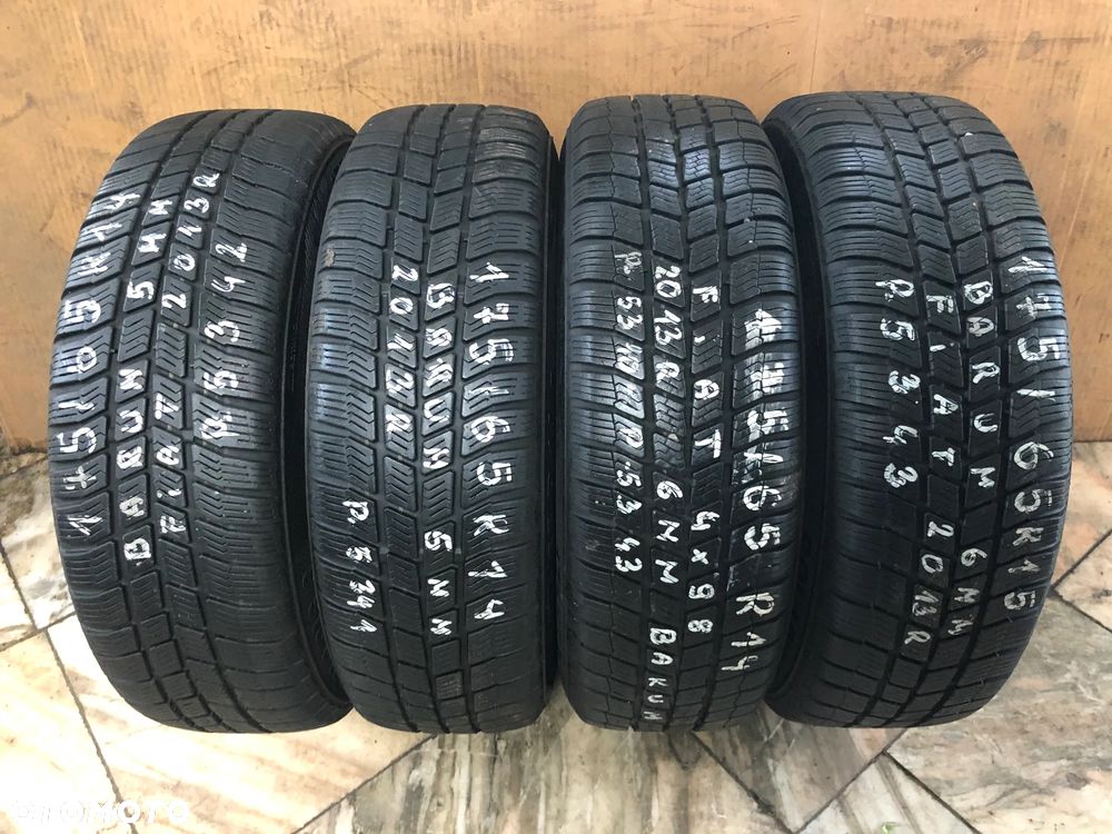 Koła Opony Zimowe 4x98 58,1 MM ET 35 175/65 R14 5i6 MM 2013R Fiat Panda- Gwarancja Wysyłka Montaż - 2